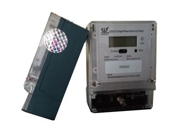 Low Consumption PLC Single Phase Electric Meter with Waterproof Design